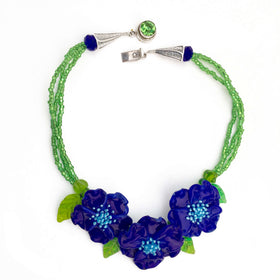 BLUE & GREEN FLORAL
